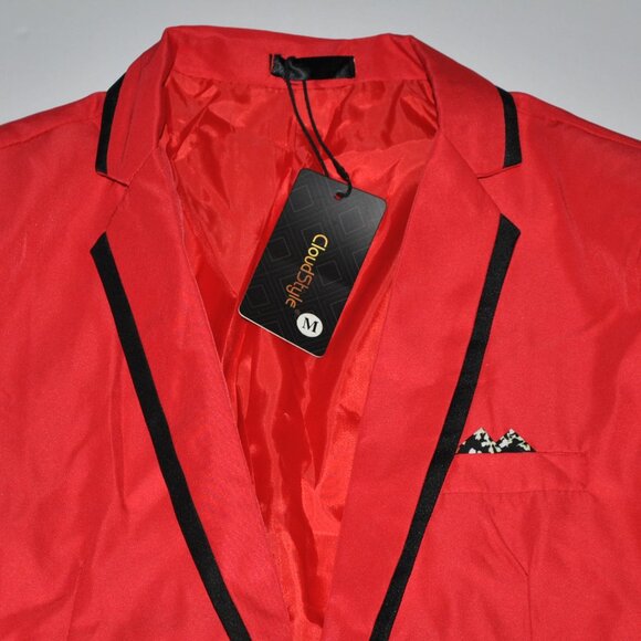 Cloudystyle Men's Red Suit - Picture 6 of 6